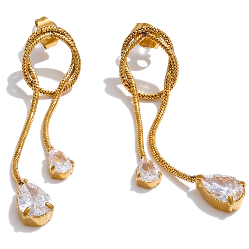Brinco Tassel Banhado em Ouro 18k