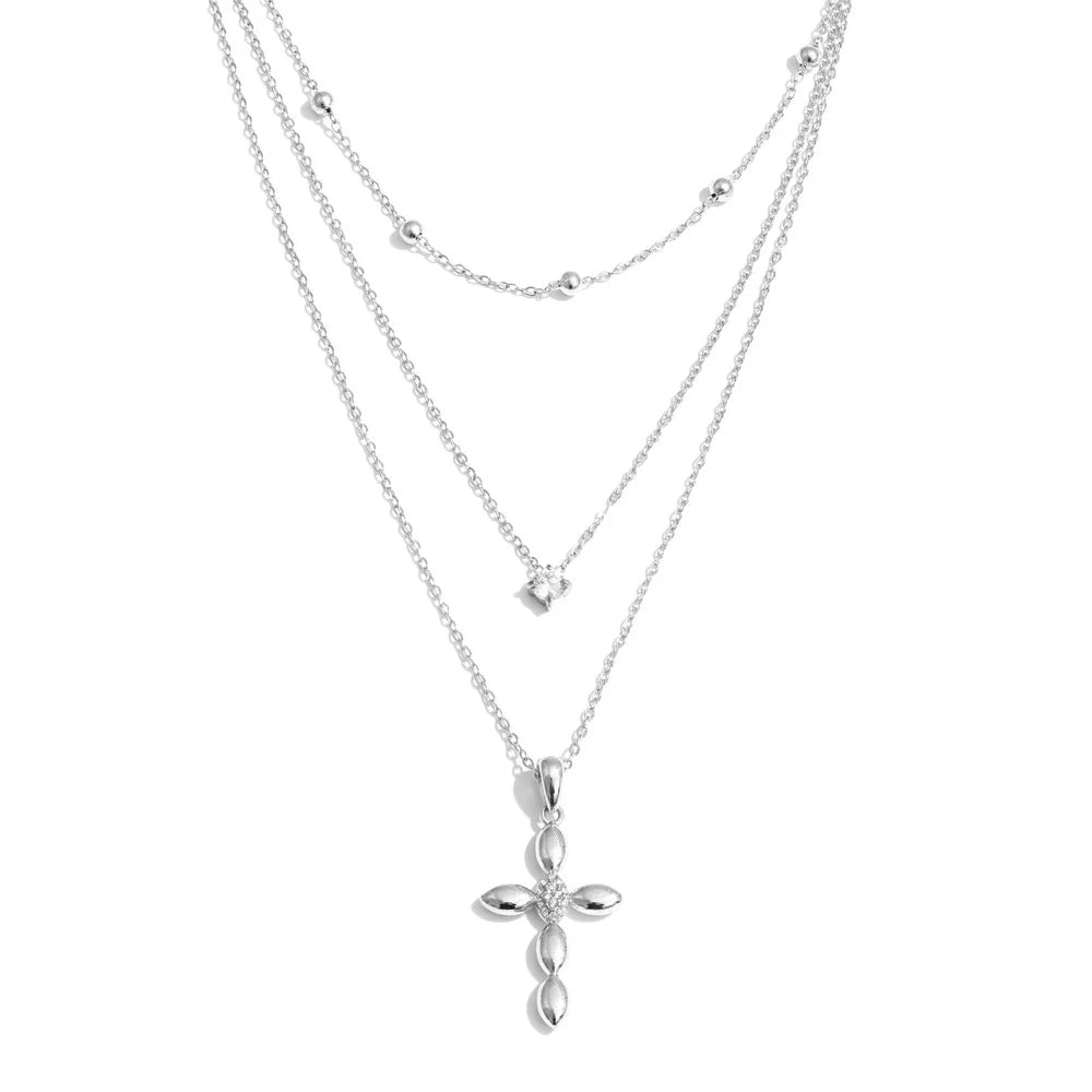 Colar Sainte Croix Banhado em Ouro 18k