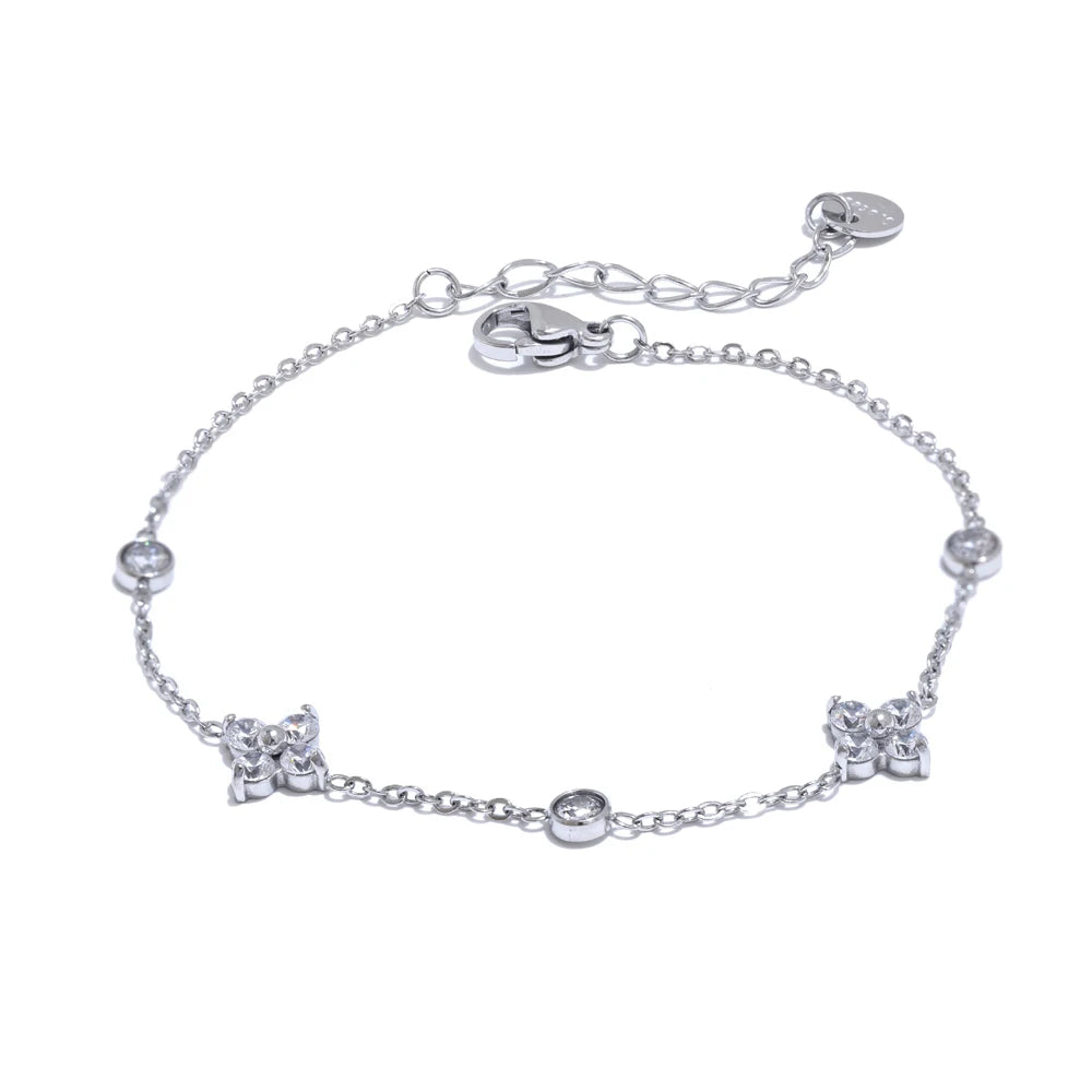 Pulseira Fleur Banhada em Ouro 18k
