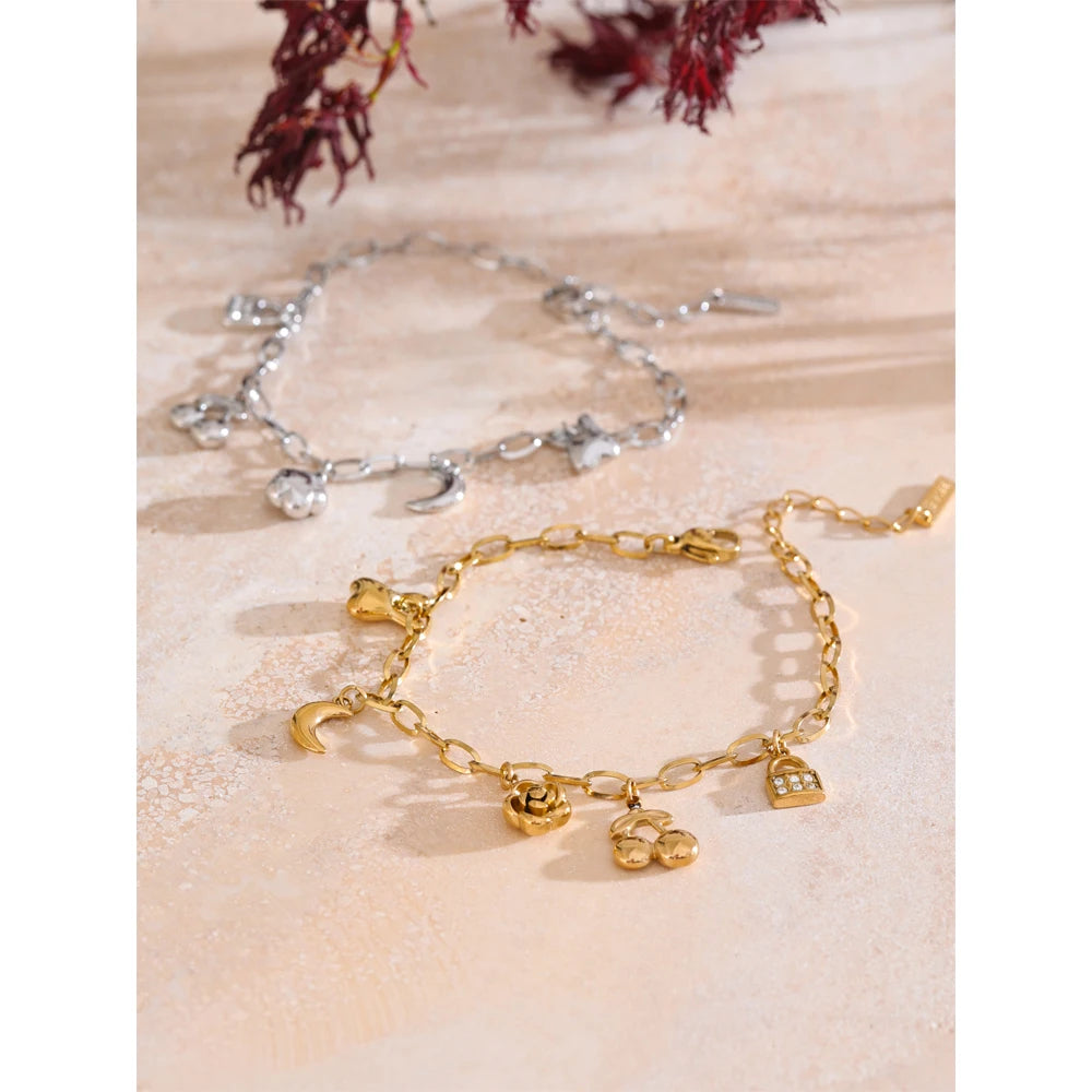 Pulseira Moonlight Banhada em Ouro 18k