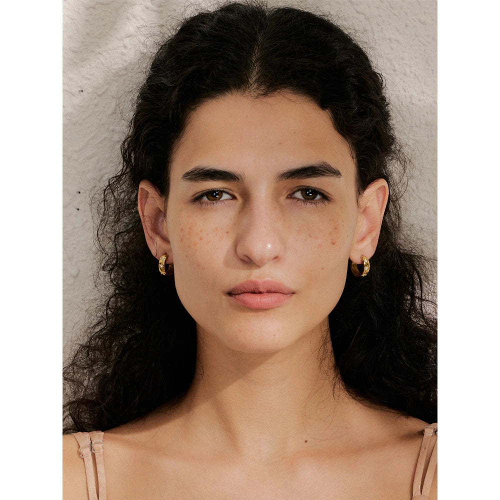 Brinco Delphine Banhado em Ouro 18k