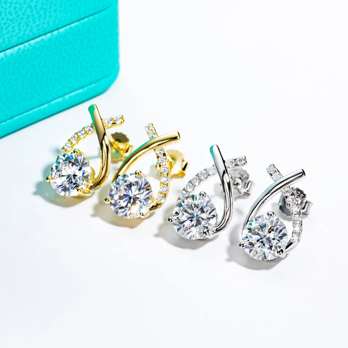 Brincos Celeste Royale Moissanite