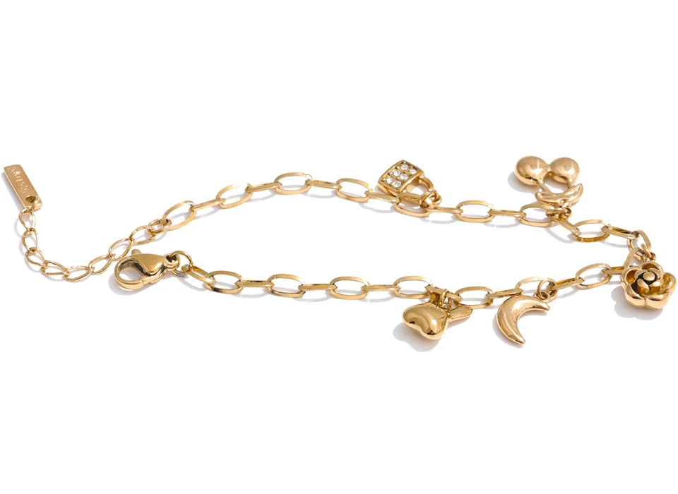 Pulseira Moonlight Banhada em Ouro 18k