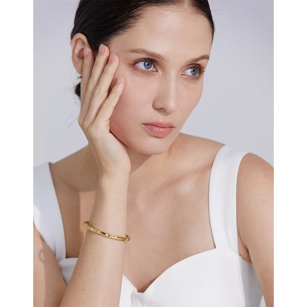 Pulseira Lumière Banhado em Ouro 18k