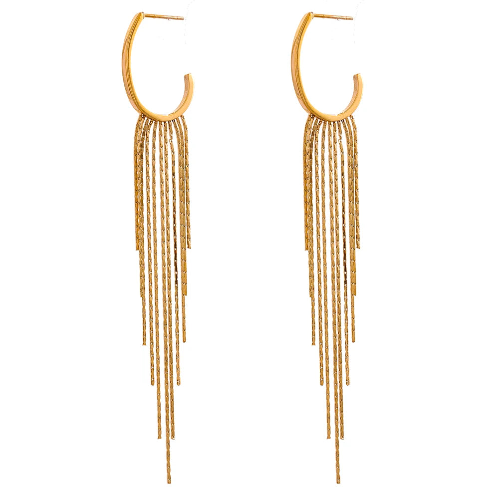 Brinco Amarante Banhado em Ouro 18k