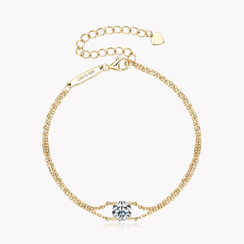 Pulseira Saint Claire Moissanite 1ct