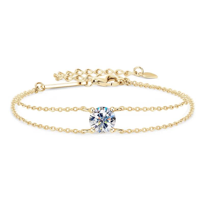 Pulseira Saint Claire Moissanite 1ct