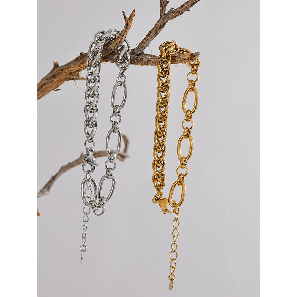 Pulseira Valentina Chain Banhada em Ouro 18k