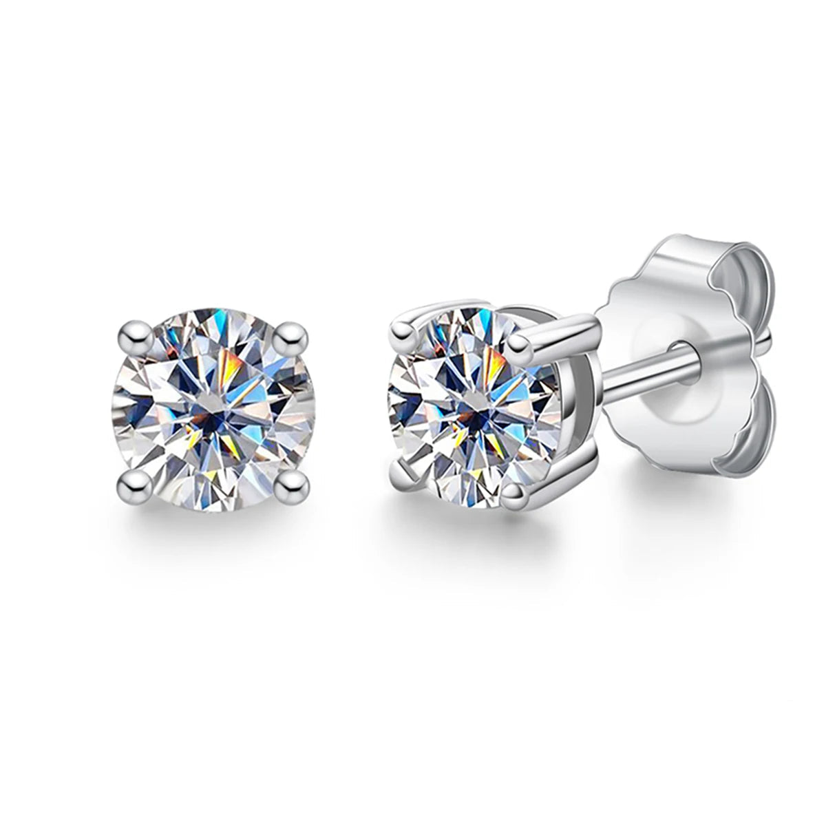 Brincos Étoile Moissanite