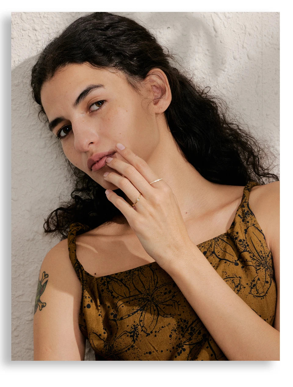 Anel Solenne Duo Banhado em Ouro 18k