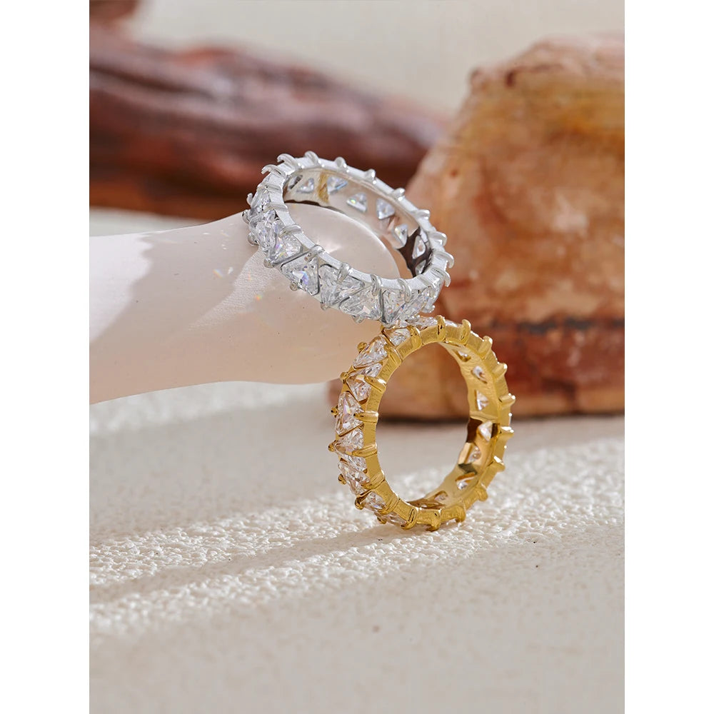 Anel Dolce Cuore Banhado em Ouro 18k
