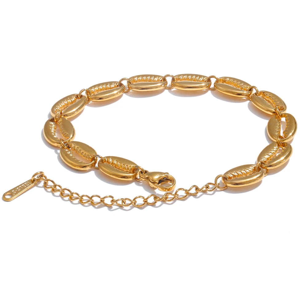 Pulseira Ocean Pearl Banhada em Ouro 18k