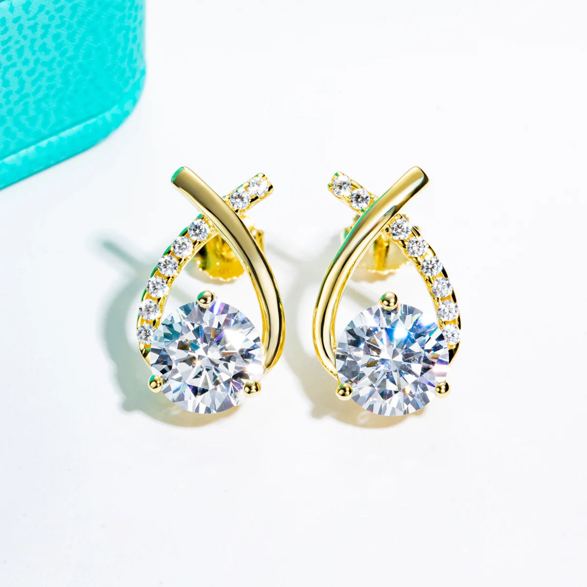Brincos Celeste Royale Moissanite