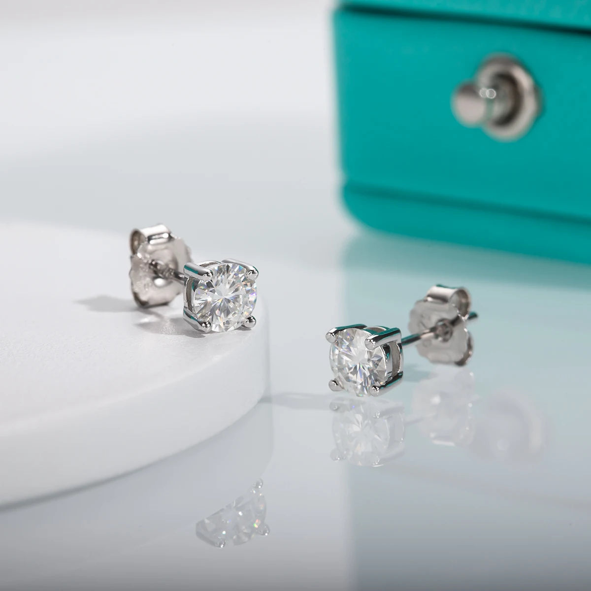 Brincos Étoile Moissanite