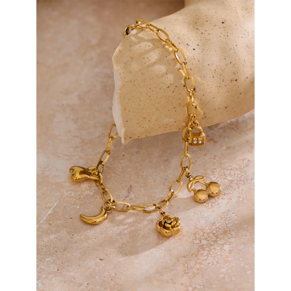 Pulseira Moonlight Banhada em Ouro 18k