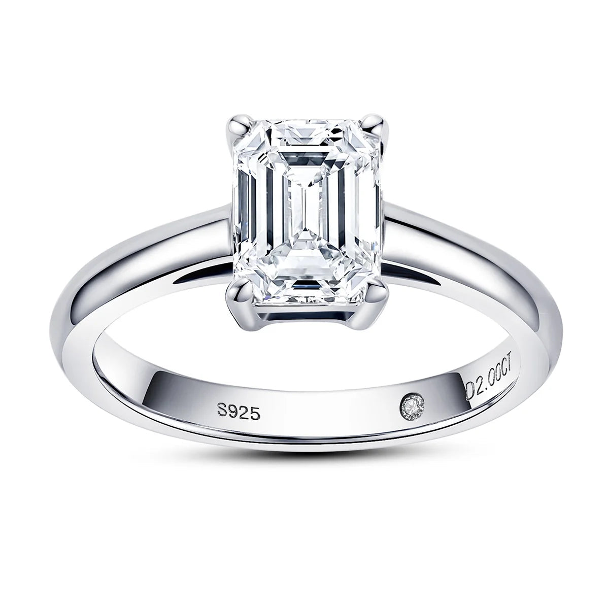 Anel Imperial Emerald Moissanite